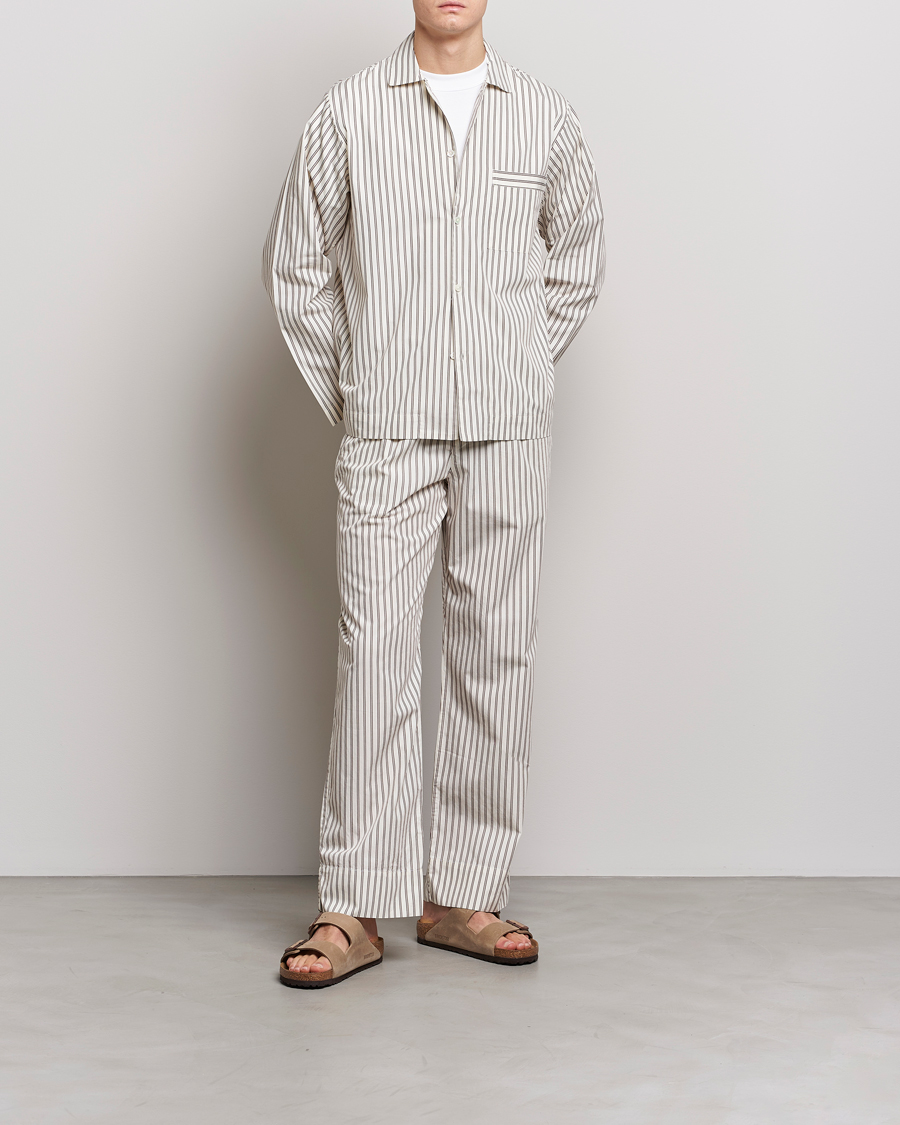 Herr | Pyjamas | Tekla | Poplin Pyjama Pants Hopper Stripes