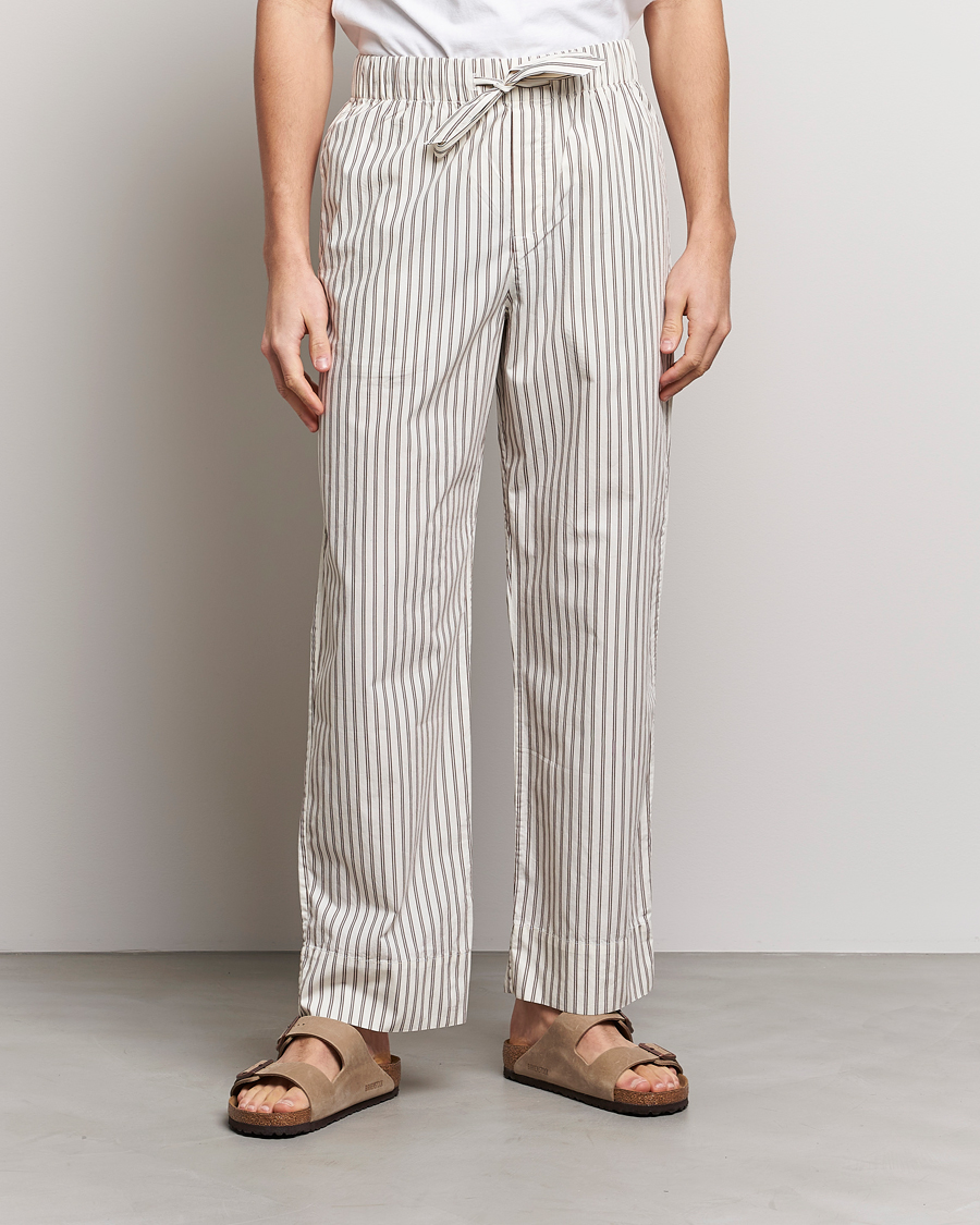 Herr | Pyjamas | Tekla | Poplin Pyjama Pants Hopper Stripes