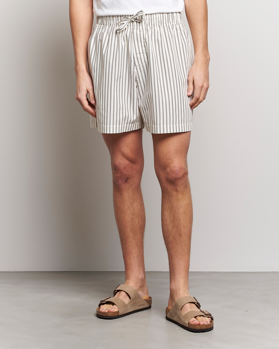 Herr | Lifestyle | Tekla | Poplin Pyjama Shorts Hopper Stripes