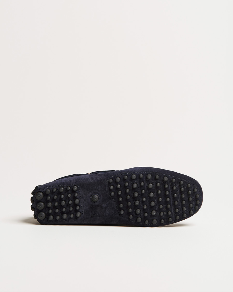 Herr | Car Shoe Driver Penny Moccasin Navy Suede | Car Shoe | Driver Penny Moccasin Navy Suede