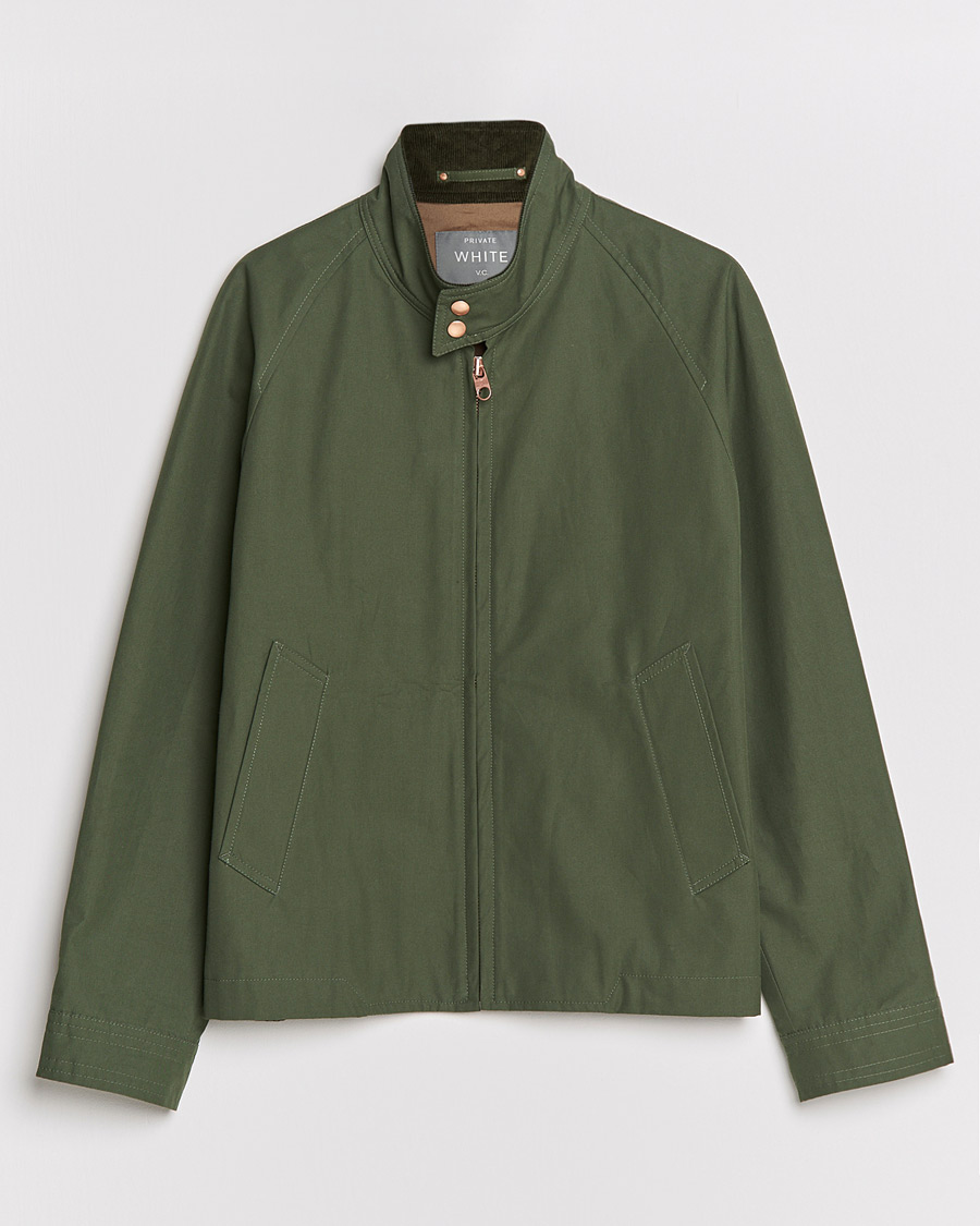 Herr | Jackor | Private White V.C. | Ventile Harrington Jacket 3.0 Olive