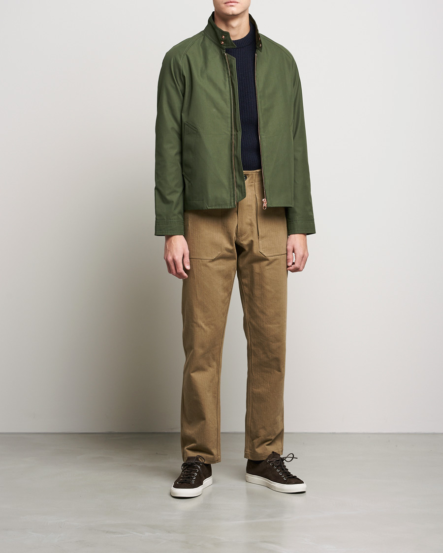 Herr | Jackor | Private White V.C. | Ventile Harrington Jacket 3.0 Olive
