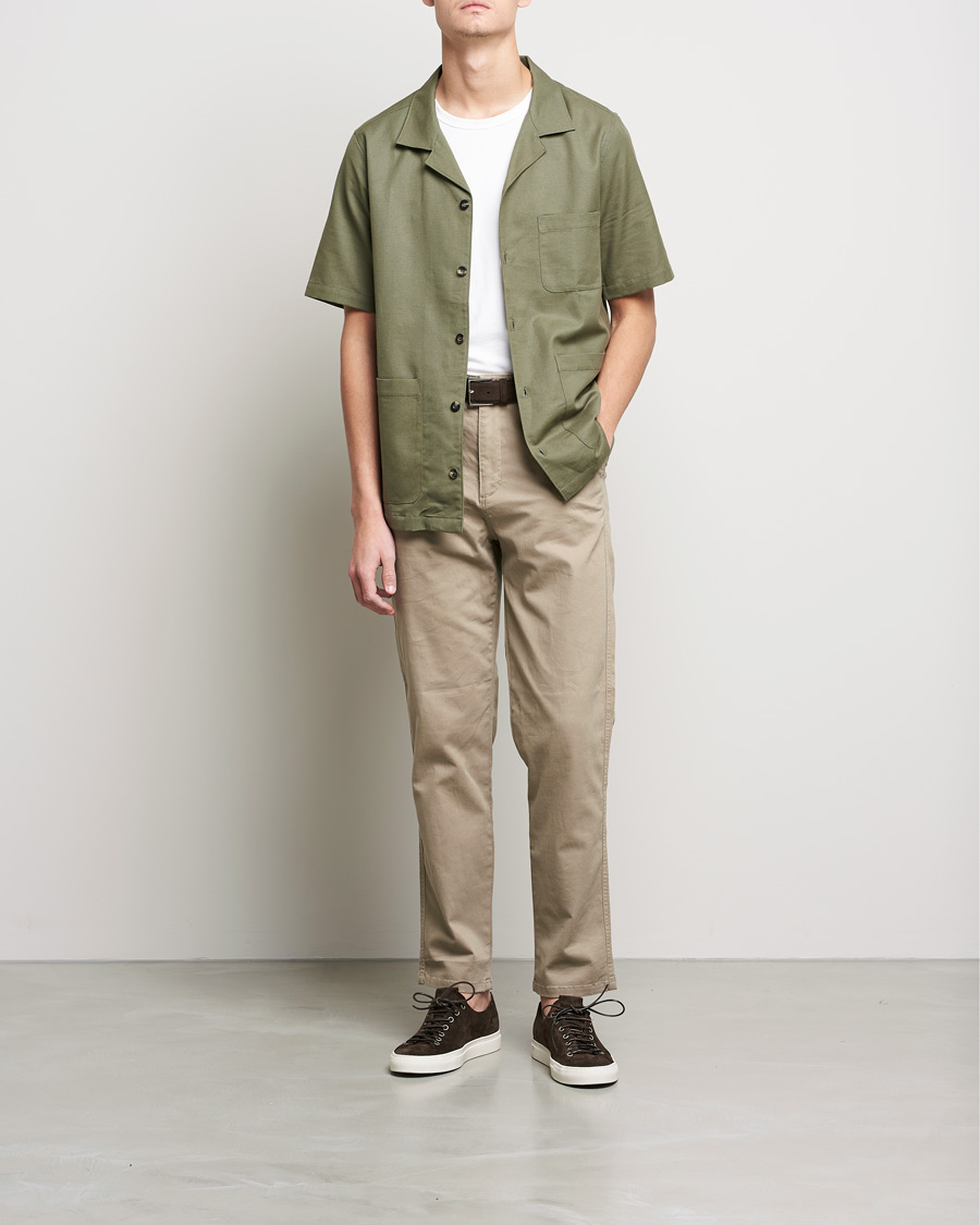 Herr | Skjortor | Private White V.C. | 3 Pocket Cruiser Shirt Olive