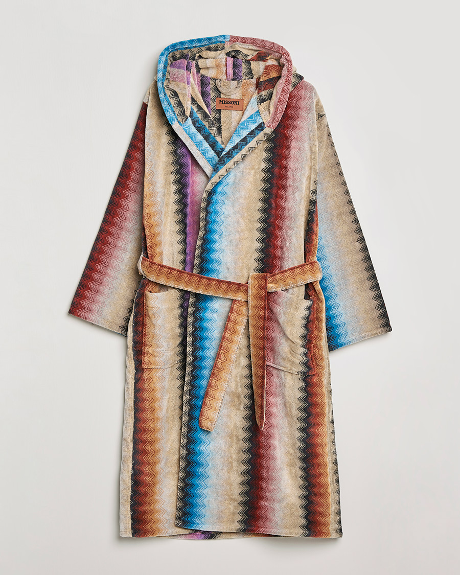 Herr | Pyjamas & Morgonrockar | Missoni Home | Byron Bathrobe Multicolor
