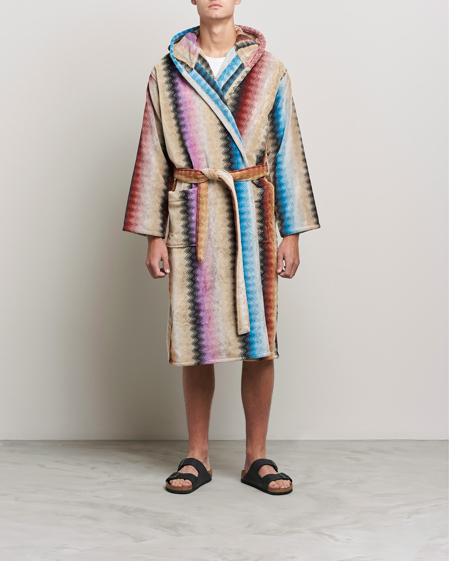 Herr | Pyjamas & Morgonrockar | Missoni Home | Byron Bathrobe Multicolor