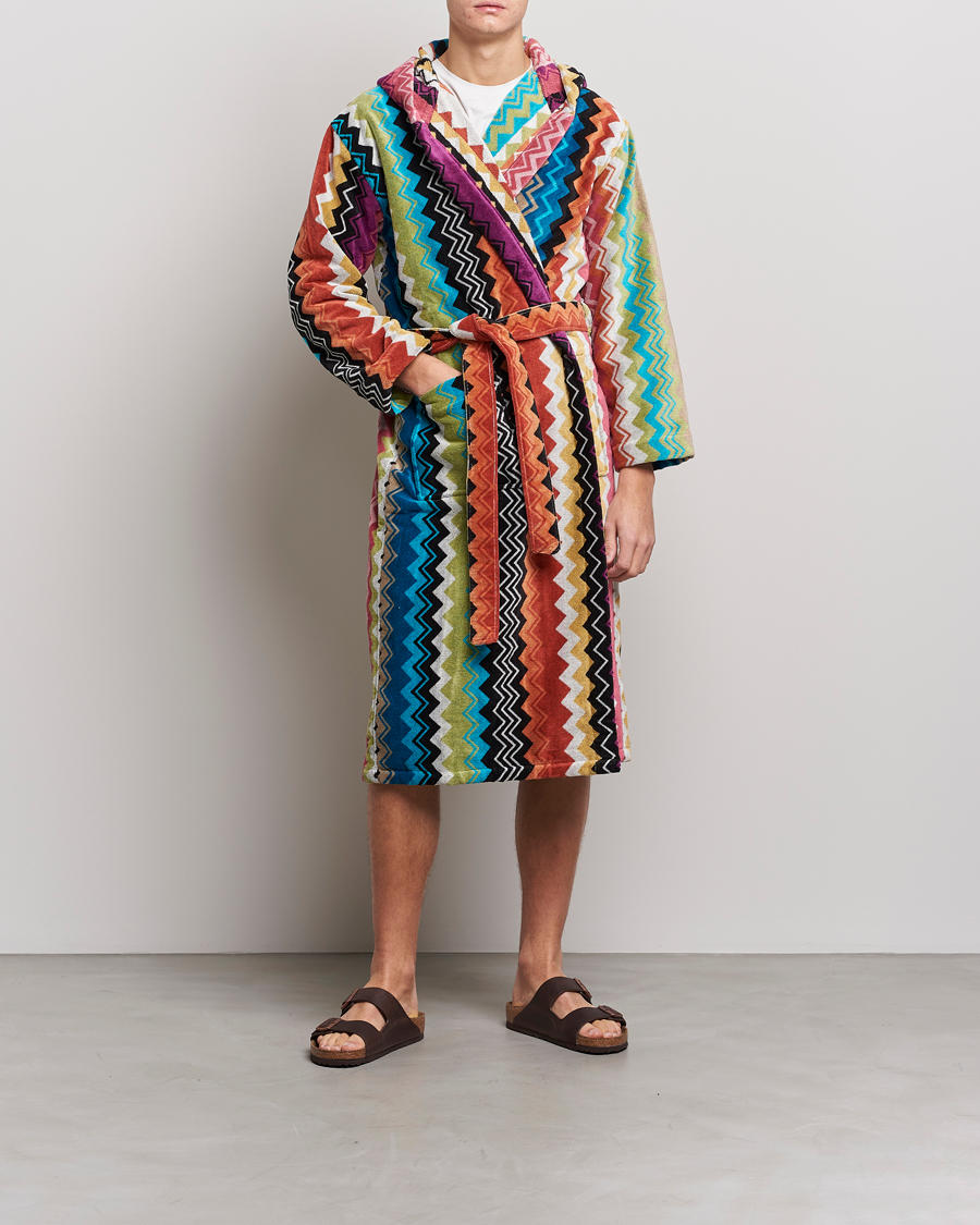 Herr | Pyjamas & Morgonrockar | Missoni Home | Giacomo Bathrobe Multicolor
