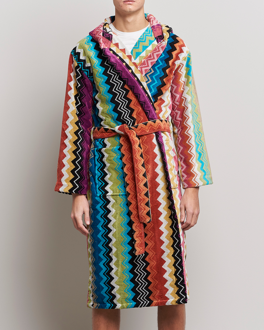 Herr | Pyjamas & Morgonrockar | Missoni Home | Giacomo Bathrobe Multicolor