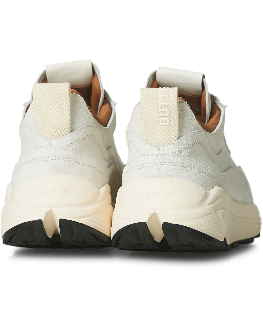 Herr | Buttero Vinci Bianchetto Leather Running Sneaker Off White | Buttero | Vinci Bianchetto Leather Running Sneaker Off White