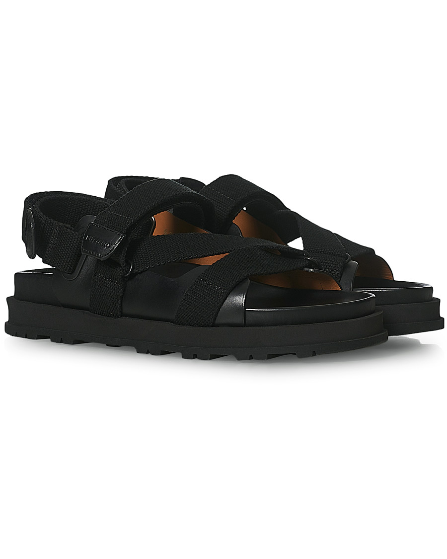 Herr | Buttero Pier Leather Sandal Black | Buttero | Pier Leather Sandal Black