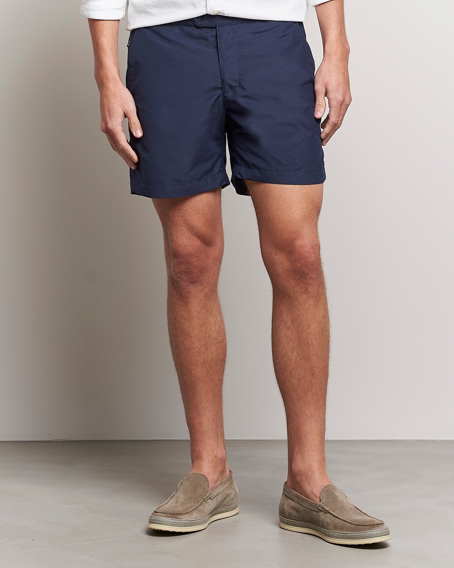 Herr | Badbyxor | The Resort Co | Tailored Swim Shorts Navy