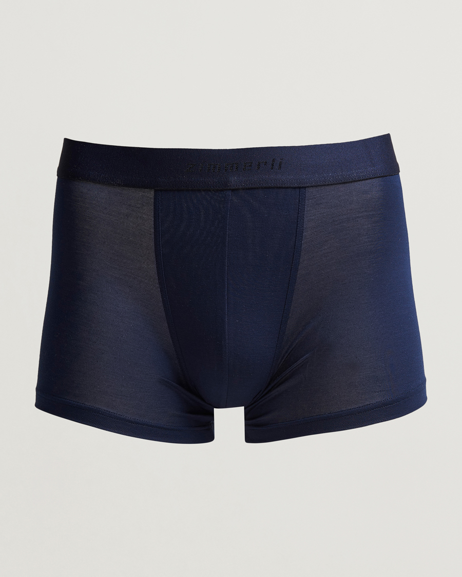 Herr | Underkläder | Zimmerli of Switzerland | Micro Modal Boxer Briefs Navy