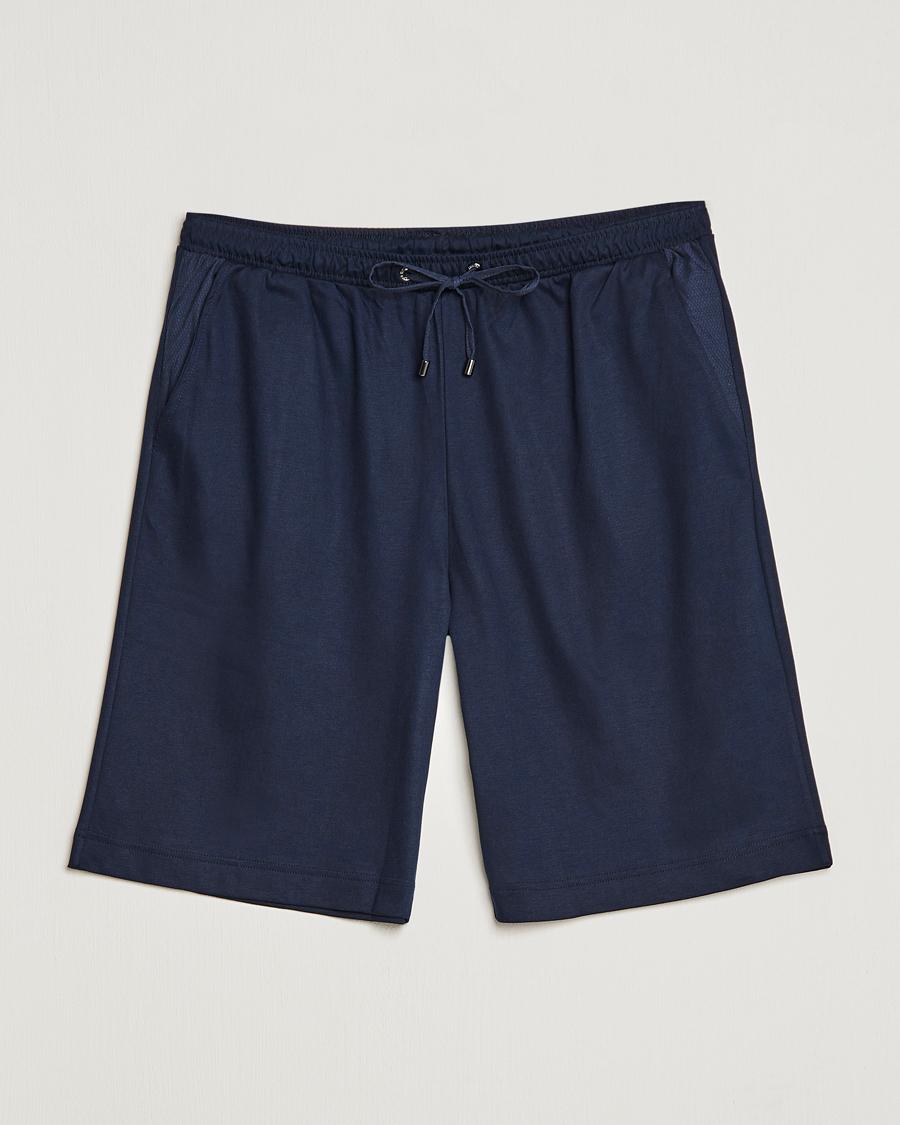 Herr | Pyjamas & Morgonrockar | Zimmerli of Switzerland | Cotton/Modal Loungewear Shorts Midnight