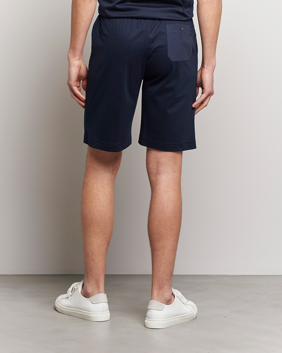 Herr | Pyjamas & Morgonrockar | Zimmerli of Switzerland | Cotton/Modal Loungewear Shorts Midnight