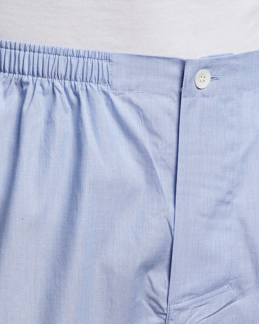 Herr | Pyjamas & Morgonrockar | Zimmerli of Switzerland | Mercerized Cotton Pyjamas Light Blue
