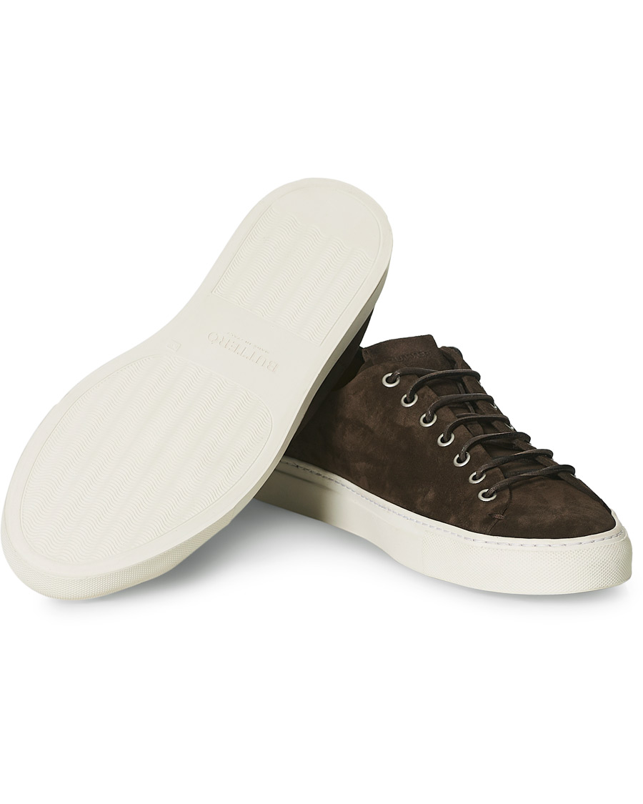 Herr | Buttero Suede Sneaker Dark Brown | Buttero | Suede Sneaker Dark Brown