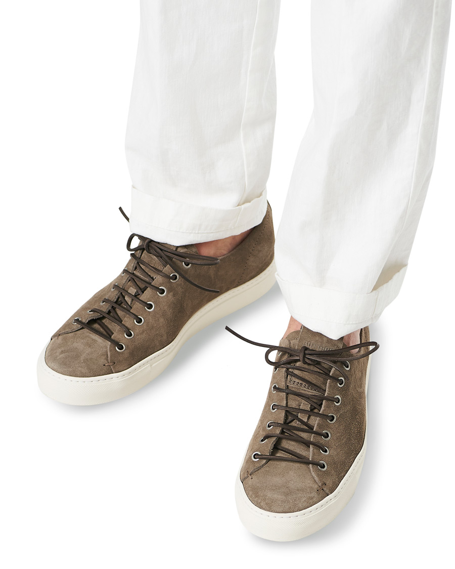 Herr | Buttero Suede Sneaker Taupe | Buttero | Suede Sneaker Taupe