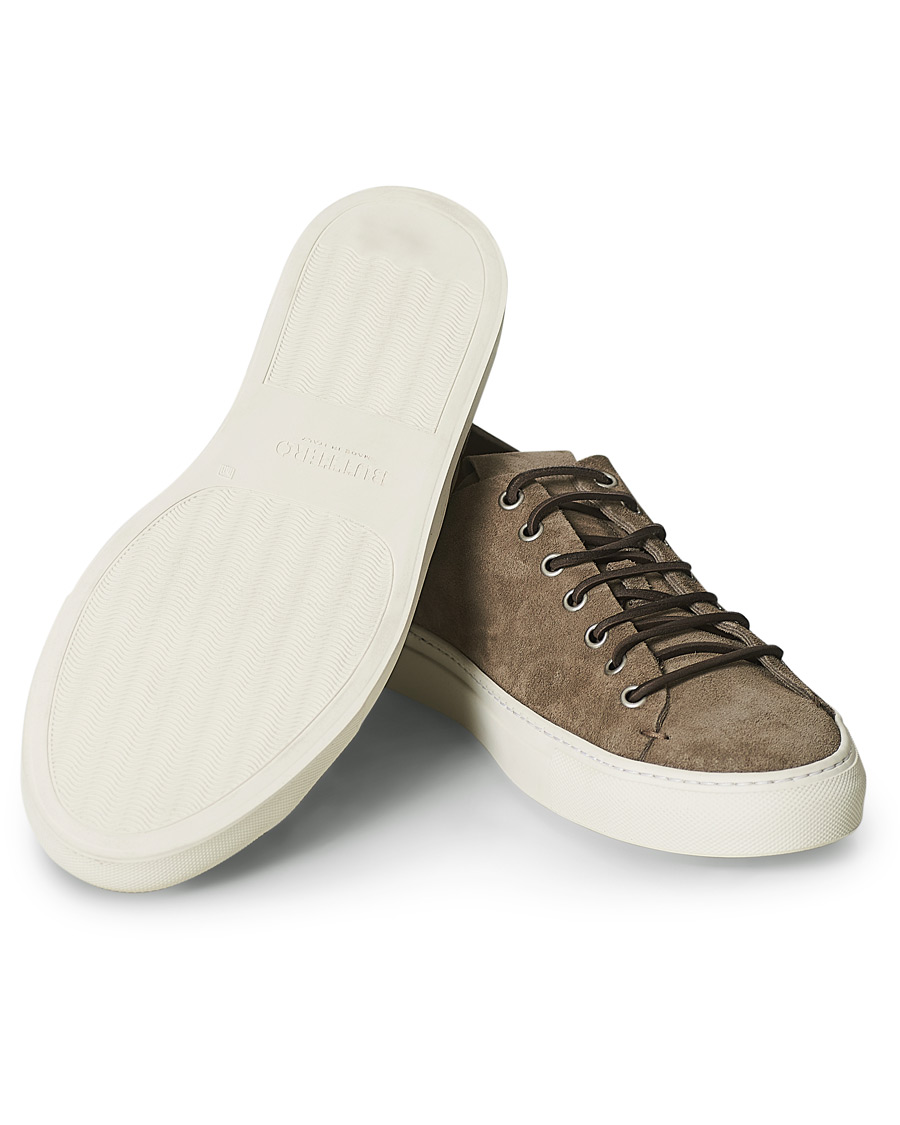 Herr | Buttero Suede Sneaker Taupe | Buttero | Suede Sneaker Taupe