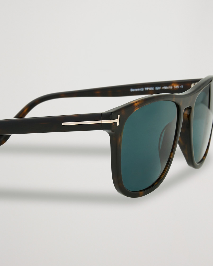 Herr | Tom Ford Gerard Sunglasses Dark Havana/Blue | Tom Ford | Gerard Sunglasses Dark Havana/Blue