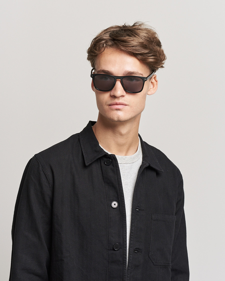 Herr |  | Tom Ford | Gerard Polarized Sunglasses Shiny Black/Smoke