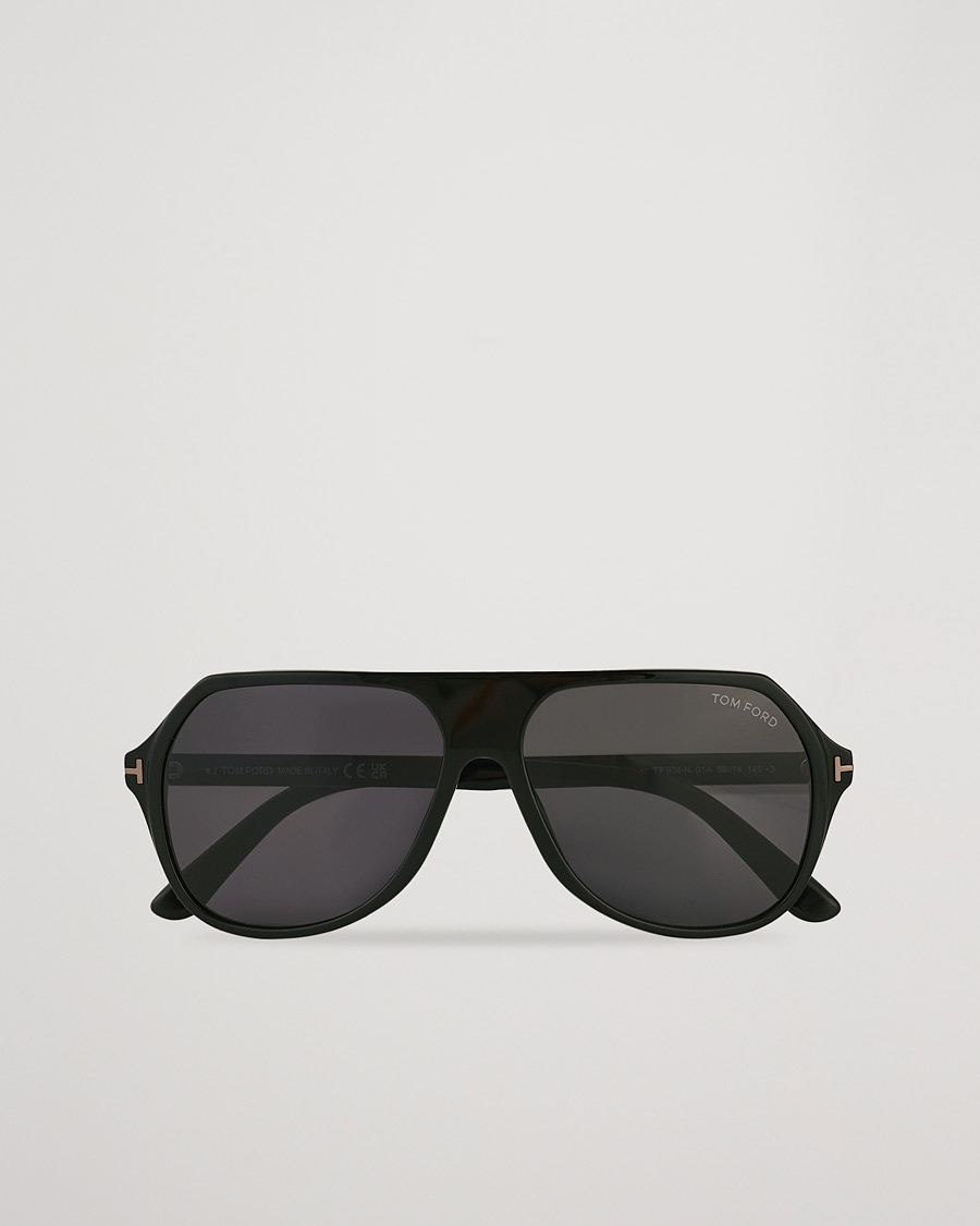 Herr | Tom Ford Hayes Sunglasses Shiny Black/Smoke | Tom Ford | Hayes Sunglasses Shiny Black/Smoke