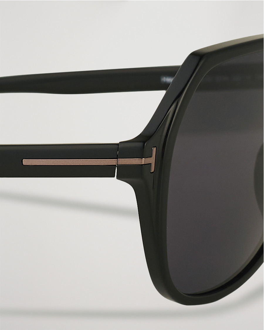 Herr | Tom Ford Hayes Sunglasses Shiny Black/Smoke | Tom Ford | Hayes Sunglasses Shiny Black/Smoke