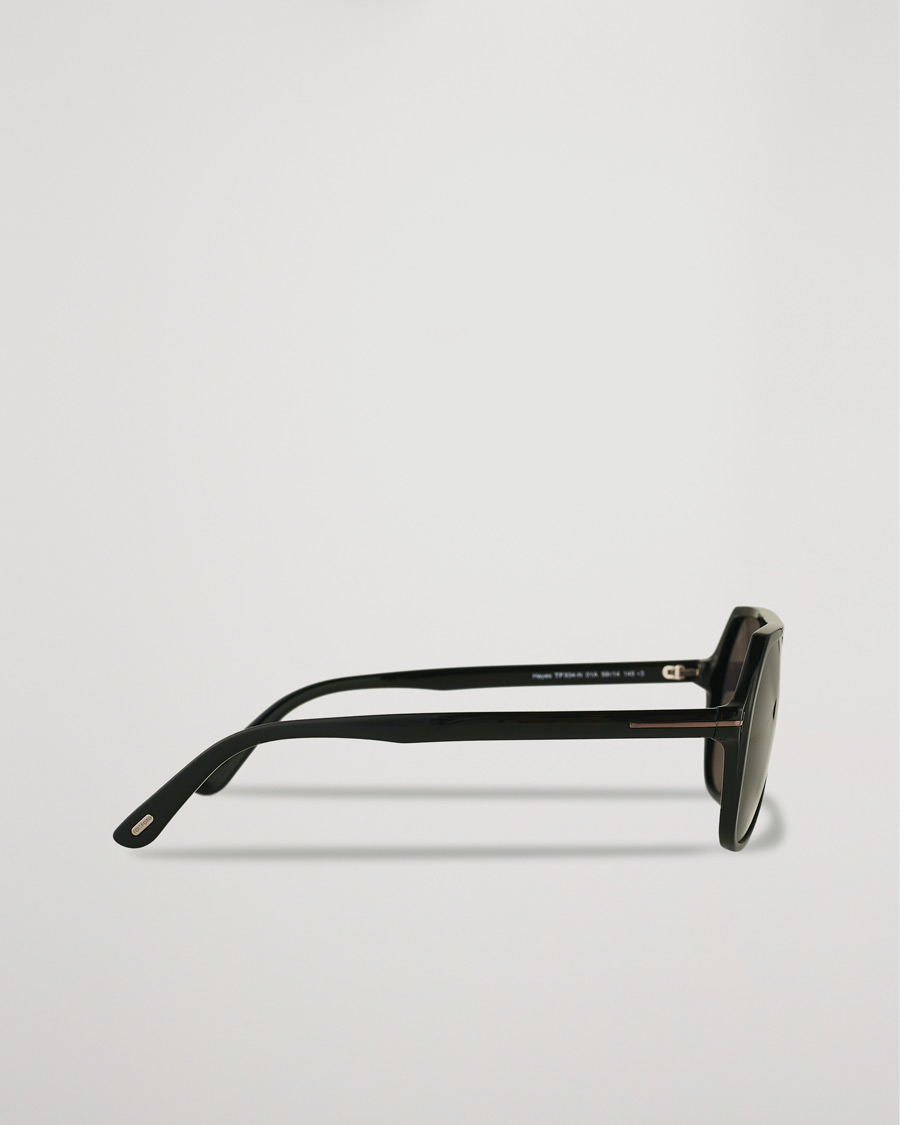 Herr | Tom Ford Hayes Sunglasses Shiny Black/Smoke | Tom Ford | Hayes Sunglasses Shiny Black/Smoke