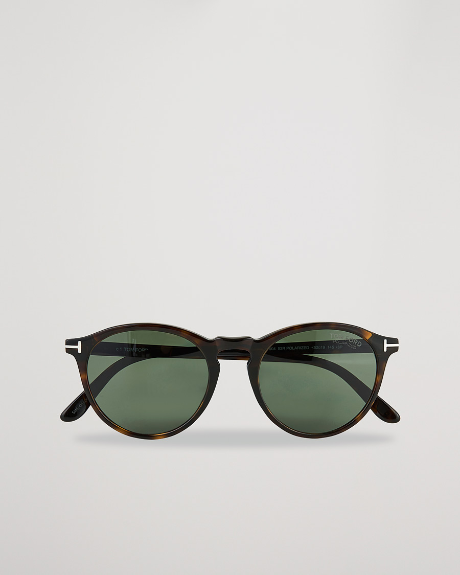 Herr |  | Tom Ford | Aurele Polarized Sunglasses Dark Havana/Green