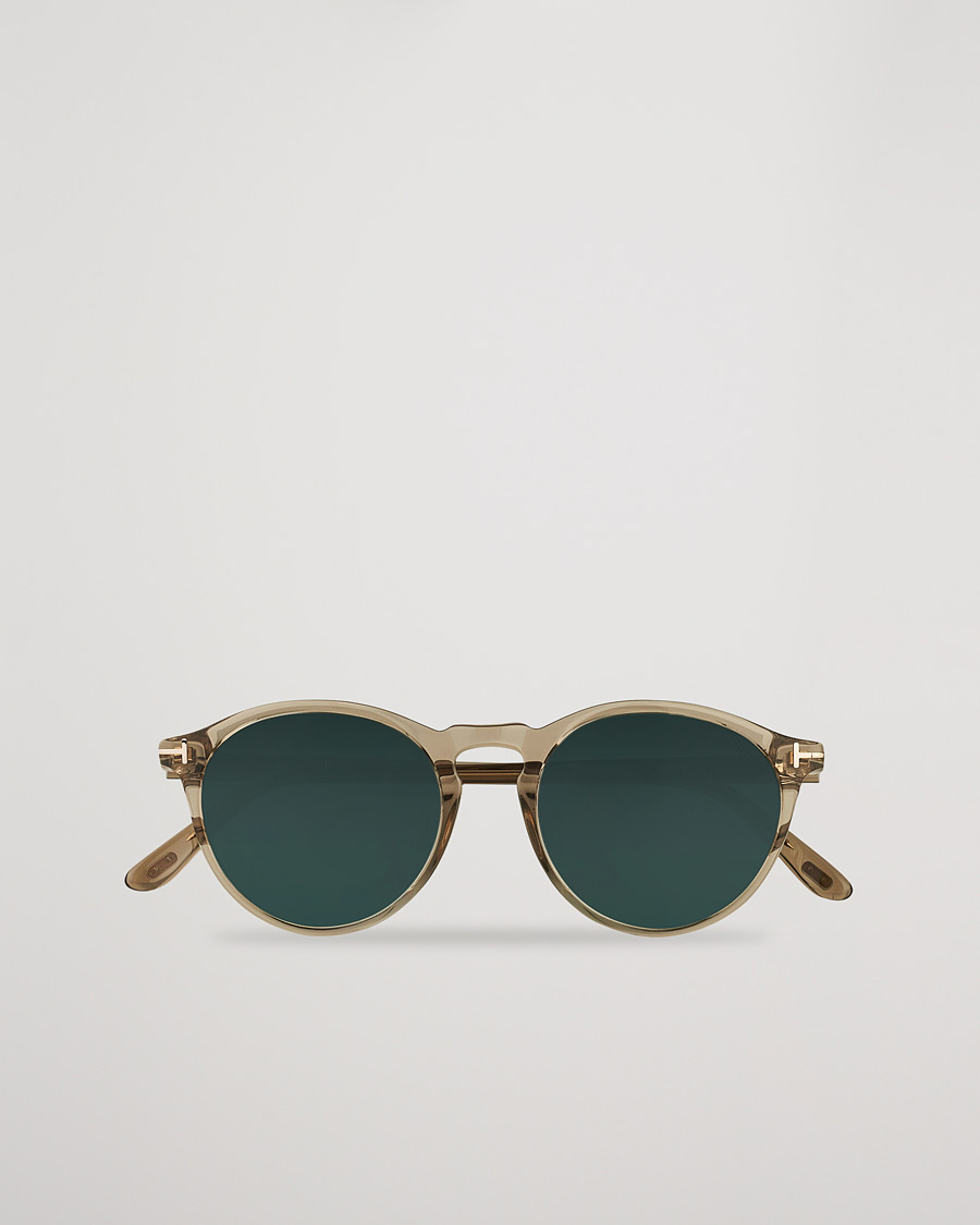 Herr | Solglasögon | Tom Ford | Aurele Sunglasses Shiny Beige/Blue