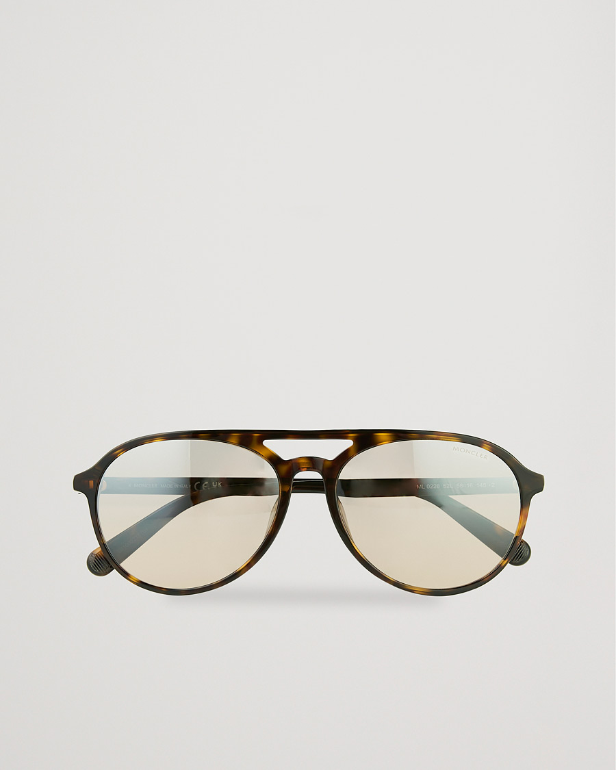 Herr | Moncler Lunettes ML0228 Sunglasses Dark Havana/Roviex | Moncler Lunettes | ML0228 Sunglasses Dark Havana/Roviex