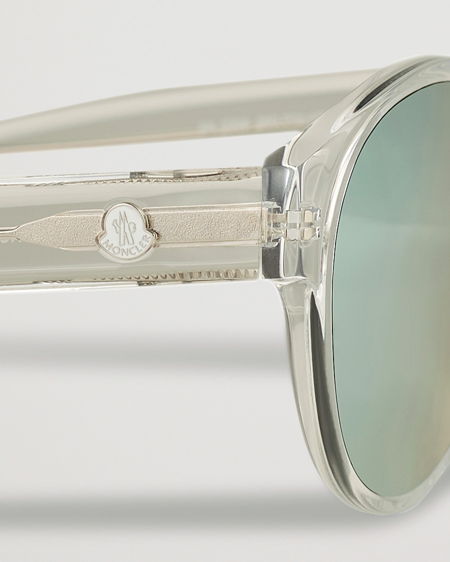 Herr | Moncler Lunettes ML0209 Polarized Sunglasses Crystal/Smoke | Moncler Lunettes | ML0209 Polarized Sunglasses Crystal/Smoke