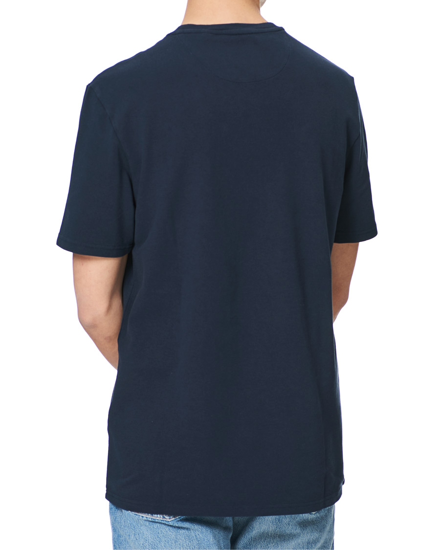 Herr | T-Shirts | Lyle & Scott | Sandwash Pique T-shirt Dark Navy