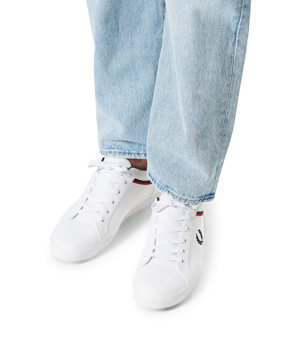 Herr | Fred Perry Basewill Twill White | Fred Perry | Basewill Twill White
