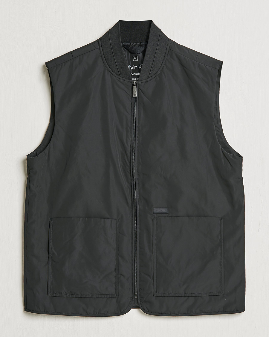 Herr | Jackor | Calvin Klein | Super Lightweight Vest Black