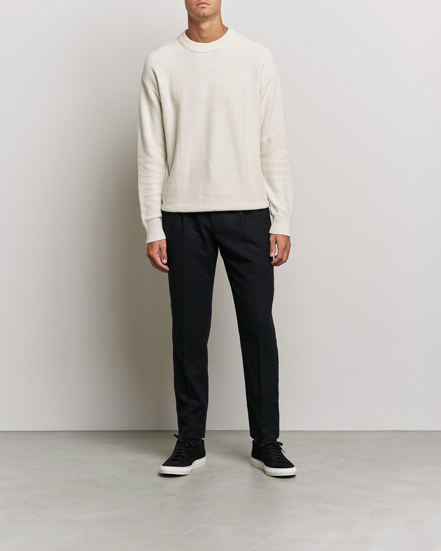 Herr | Tröjor | Calvin Klein | Texture Knitted Sweater Stony Beige