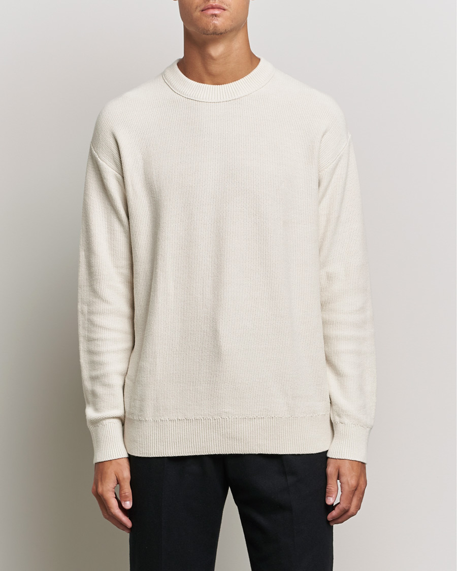 Herr | Tröjor | Calvin Klein | Texture Knitted Sweater Stony Beige