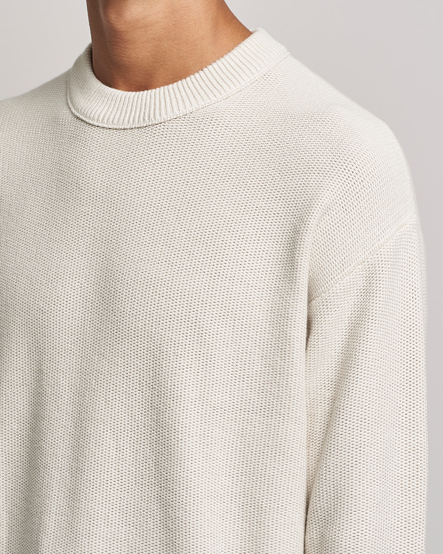 Herr | Tröjor | Calvin Klein | Texture Knitted Sweater Stony Beige