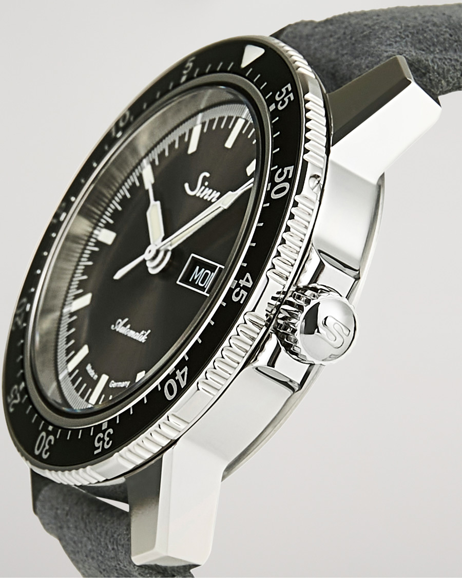 Herr | Sinn 104 I A Pilot Watch 41mm Alcantara Strap Grey | Sinn | 104 I A Pilot Watch 41mm Alcantara Strap Grey