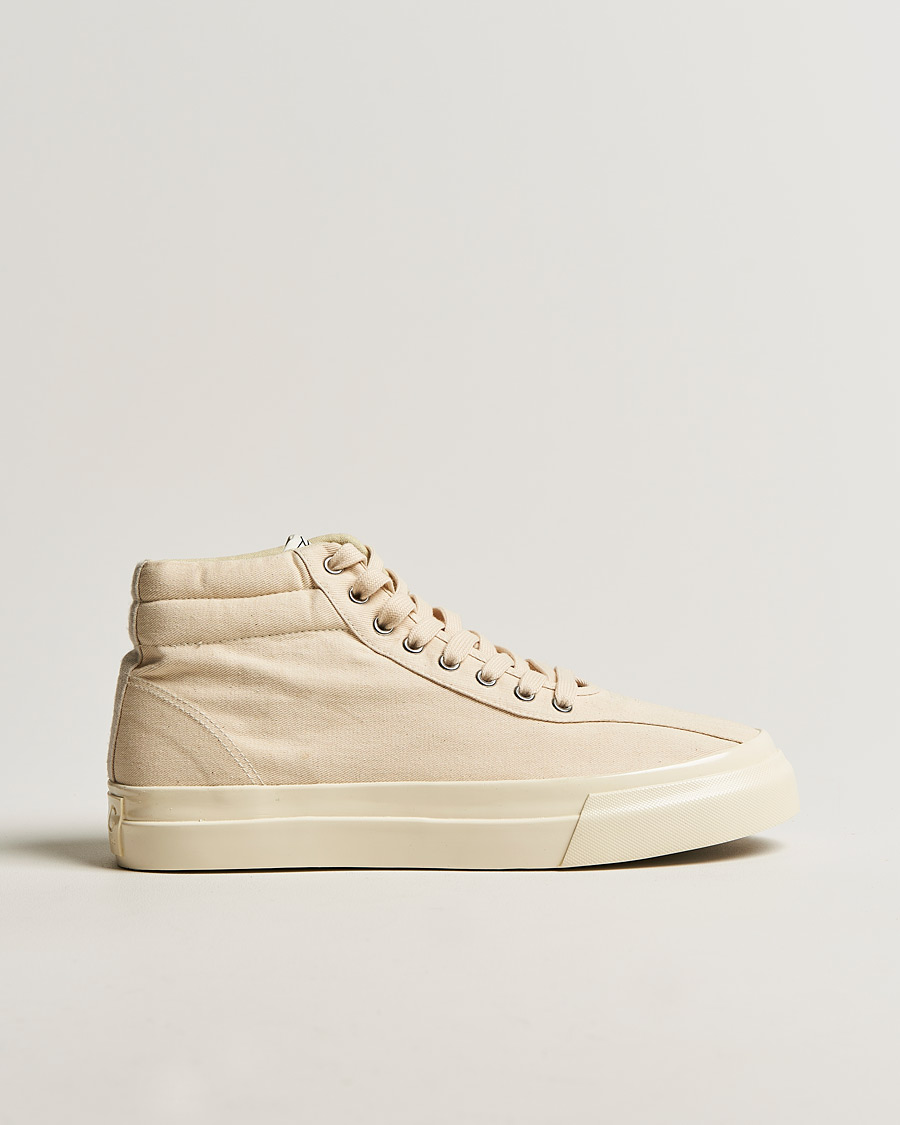 Herr | Stepney Workers Club Varden High Top Canvas Sneaker Ecru Raw | Stepney Workers Club | Varden High Top Canvas Sneaker Ecru Raw