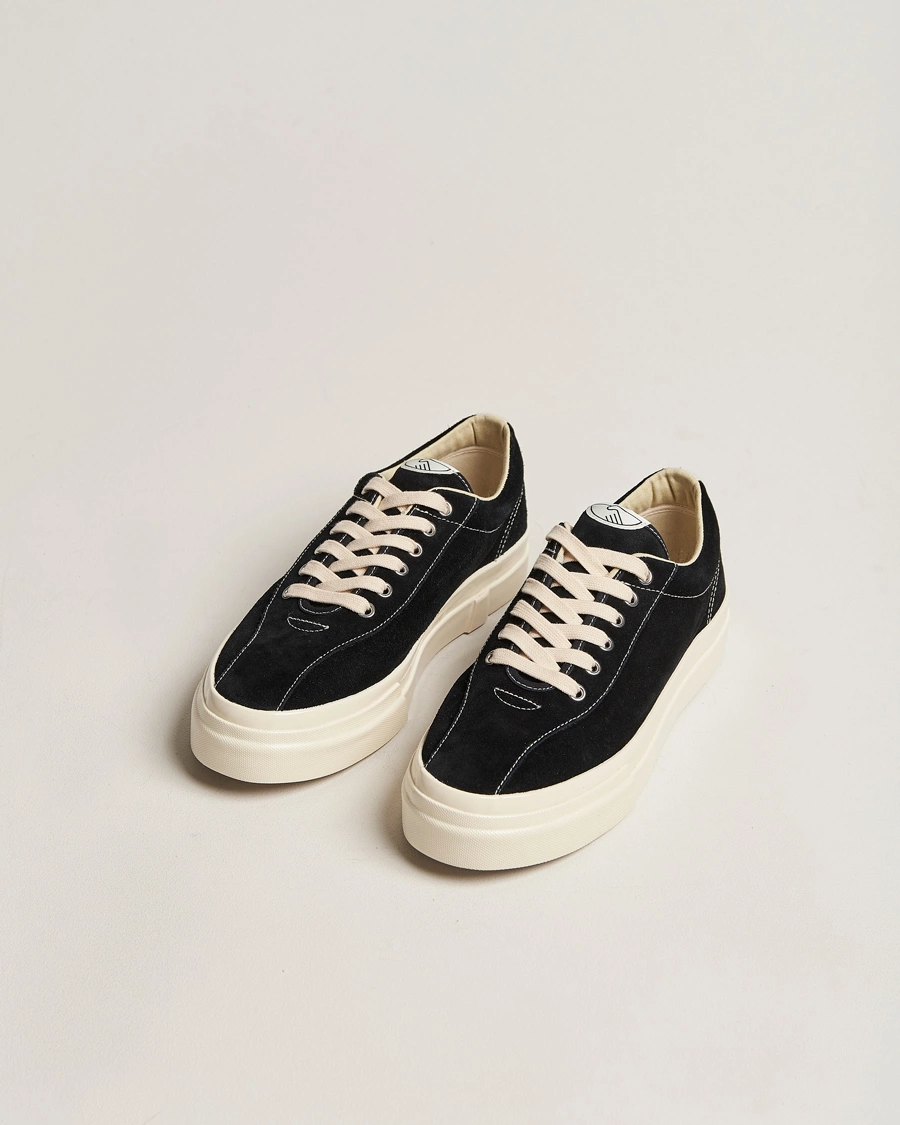 Herr | Avdelningar | Stepney Workers Club | Dellow Suede Sneaker Black/Ecru