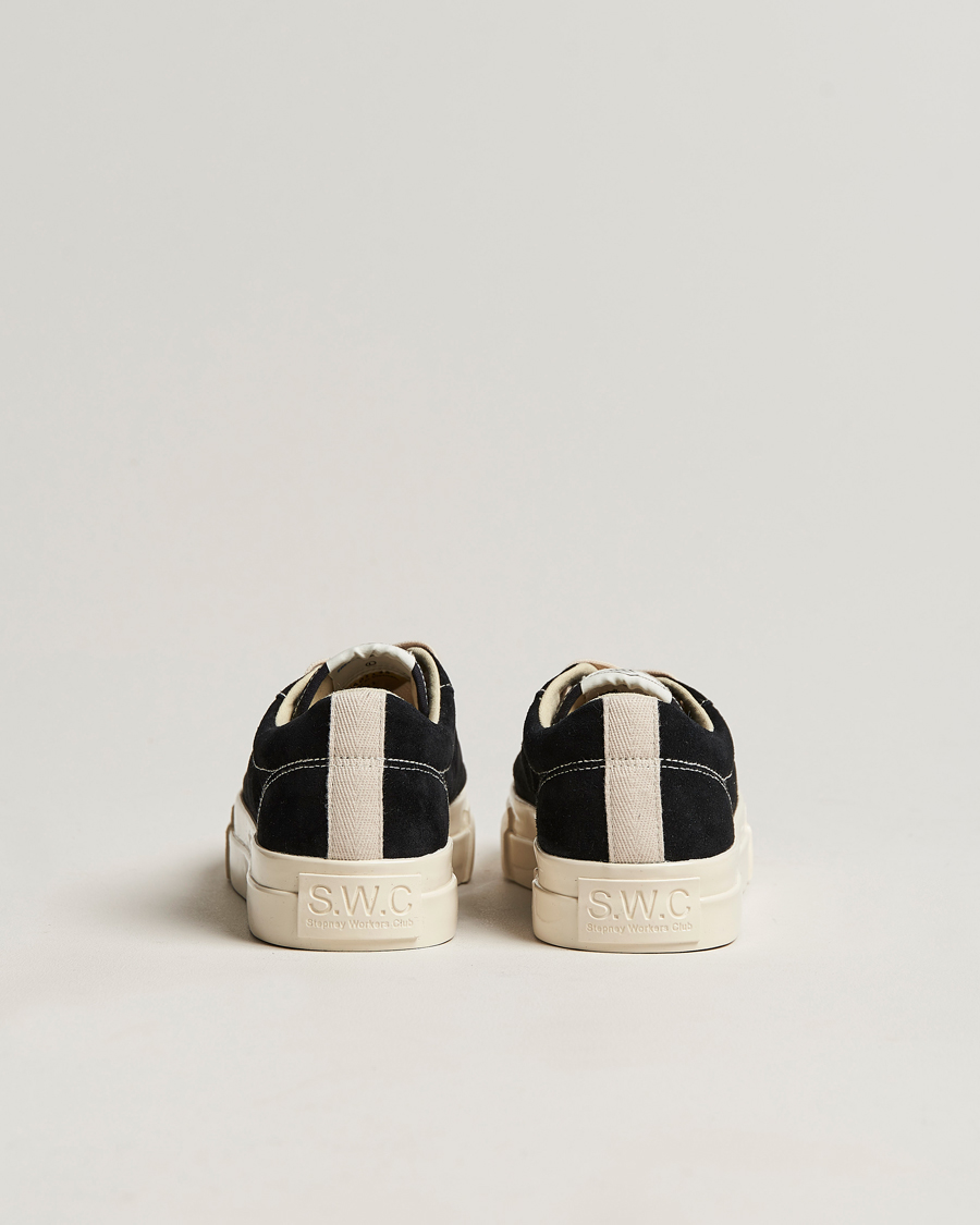 Herr | Sneakers | Stepney Workers Club | Dellow Suede Sneaker Black/Ecru