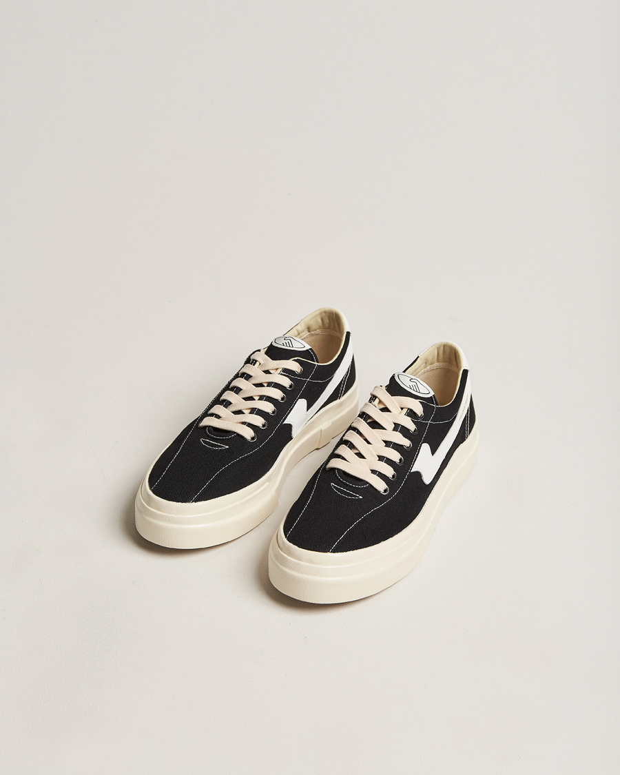 Herr | Svarta sneakers | Stepney Workers Club | Dellow S-Strike Canvas Sneaker Black/White