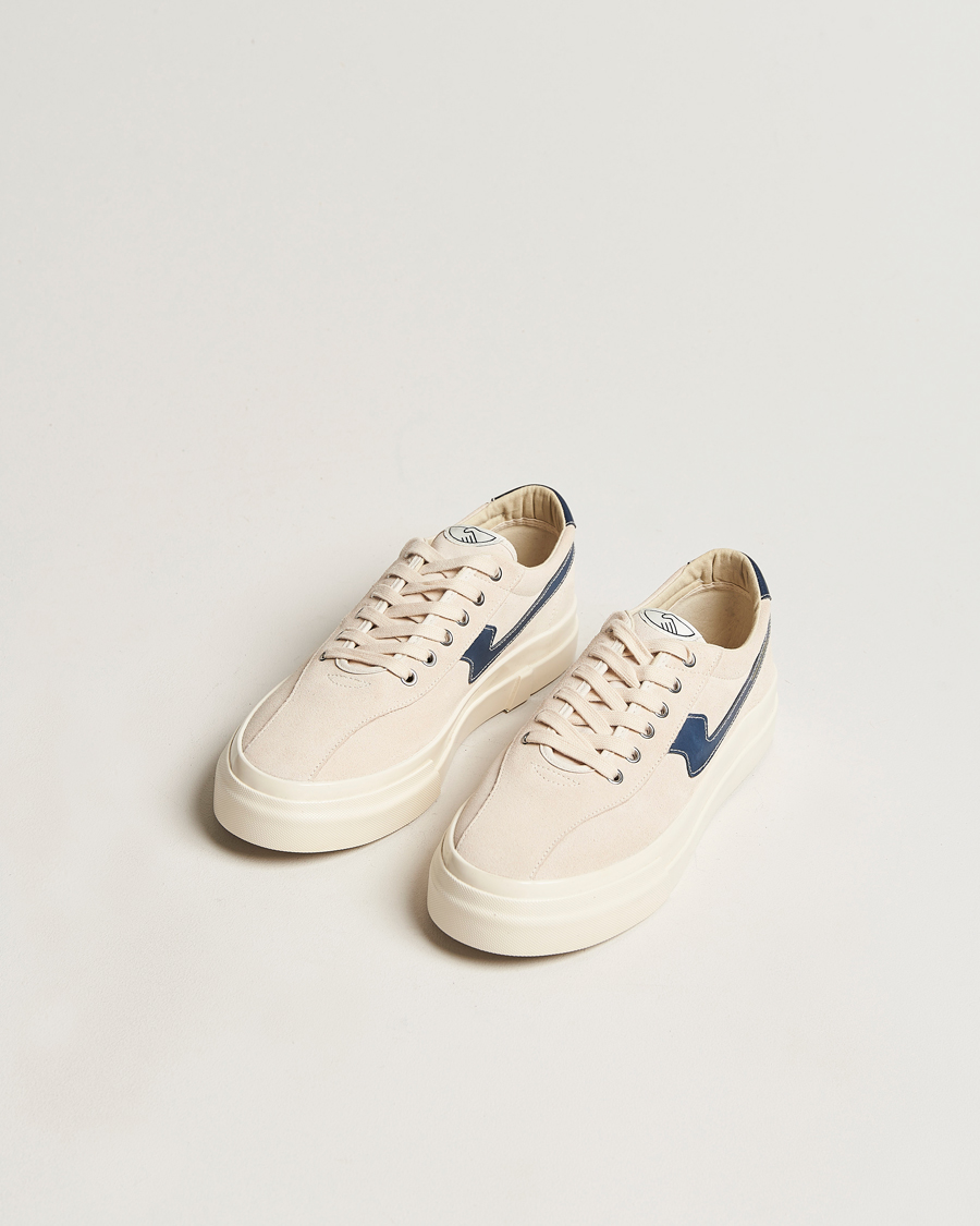 Herr |  | Stepney Workers Club | Dellow Suede Sneaker Ecru/Navy