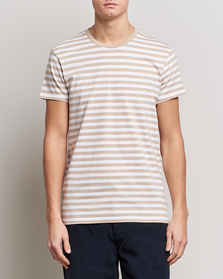Herr | T-Shirts | Samsøe Samsøe | Samsøe & Samsøe Patrick Crew Neck Tee White Pure Cashmere