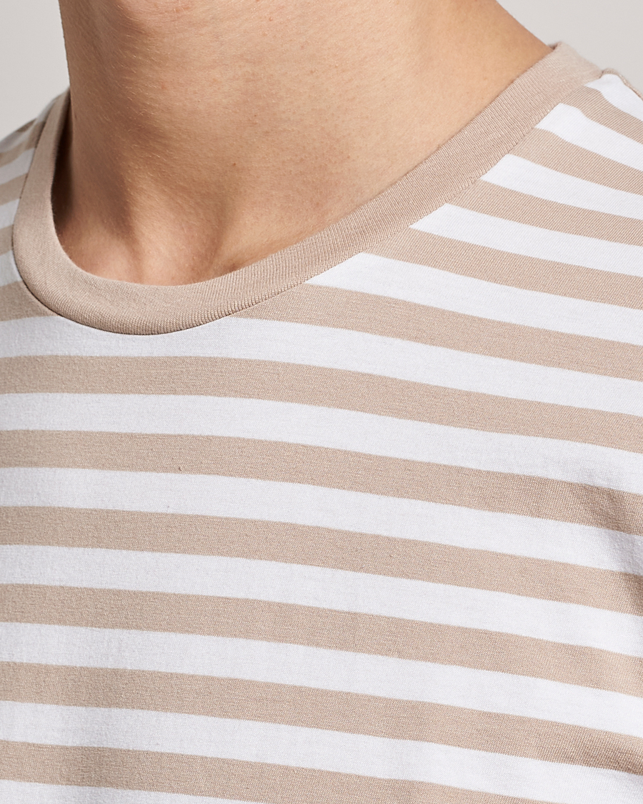 Herr | T-Shirts | Samsøe Samsøe | Samsøe & Samsøe Patrick Crew Neck Tee White Pure Cashmere