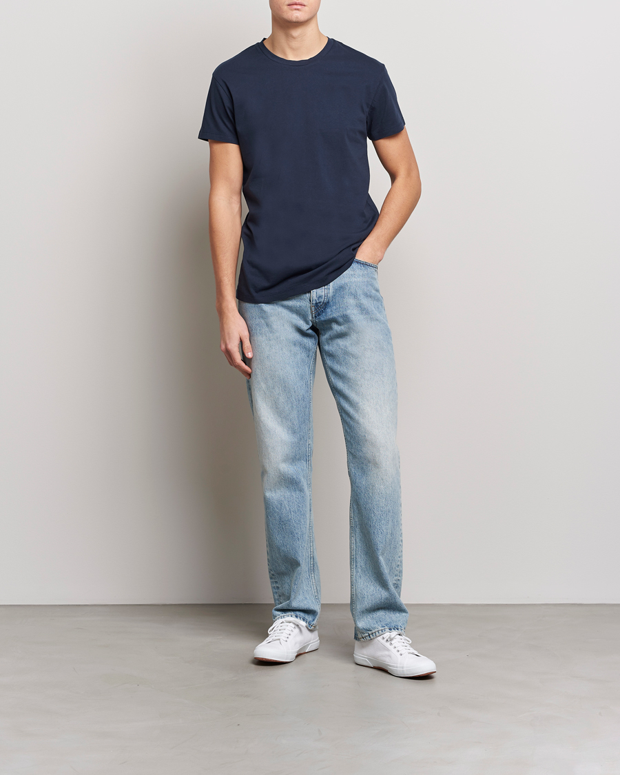 Herr | T-Shirts | Samsøe Samsøe | Kronos Crew Neck Tee Total Eclipse