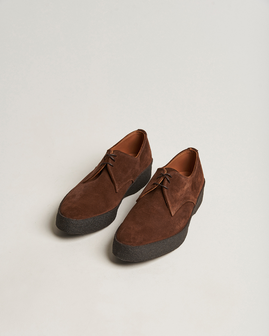 Herr | Mockaskor | Sanders | Gibson Lo Top Derby Polo Snuff Suede