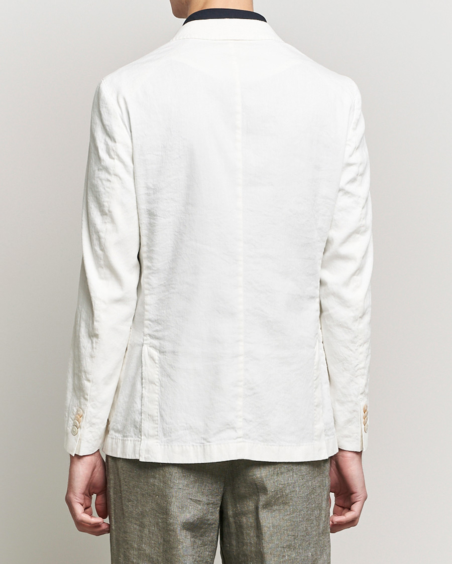 Herr | Kavajer | BOSS BLACK | BOSS Hanry Linen Peak Lapel Blazer White