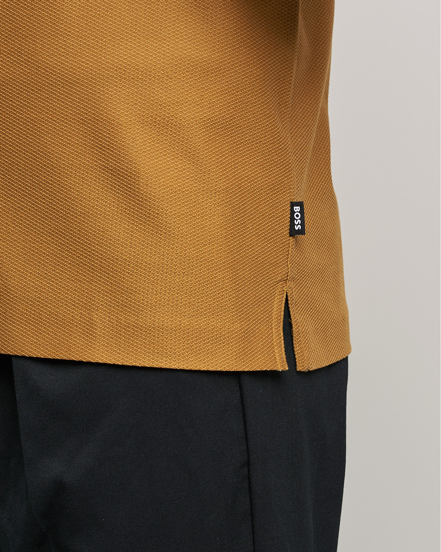Herr | Pikéer | BOSS BLACK | Polston Half-Zip Polo Open Beige