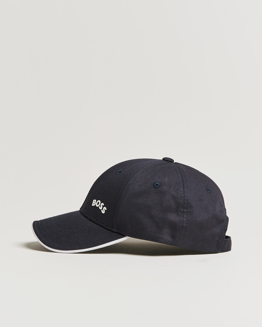 Herr | BOSS Athleisure Curved Logo Cap Dark Blue | BOSS GREEN | BOSS Athleisure Curved Logo Cap Dark Blue