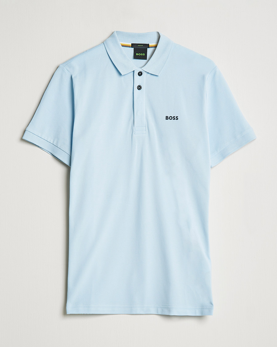 Herr | Pikéer | BOSS GREEN | BOSS Athleisure Paule Slim Fit Polo Light Blue